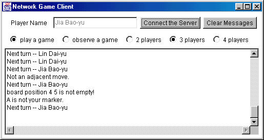 Sample error messages